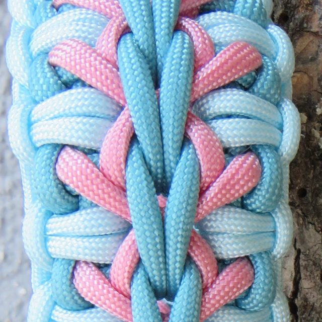 Hundehalsband mit Knoten "Skywalk" Größe 21-30cm