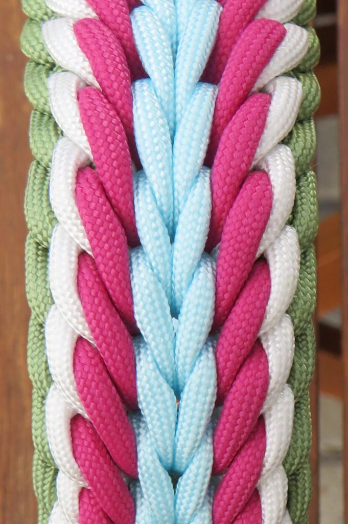 Hundehalsband mit Knoten "Sunray" Größe 21-30cm